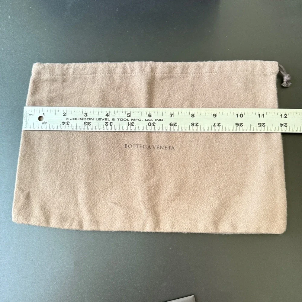 Authentic Bottega Veneta brown gift box, dust bag, card 6 3/4